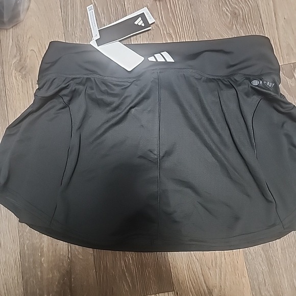 Adidas Woman's Tennis Match Skirt SZ Large Black New - Picture 5 of 6
